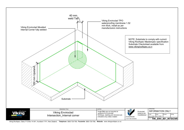 Intersection - Internal Corner 061