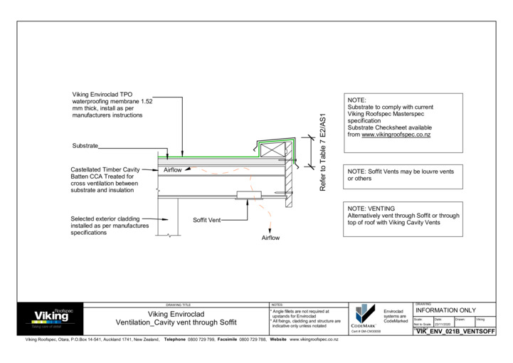 Ventilation Cavity Vent through Soffit 021b