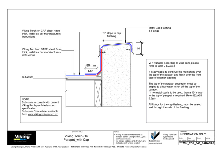 Parapet with Cap 040