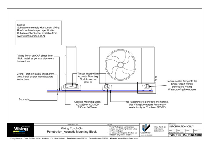 Acoustic Mounting Block 014