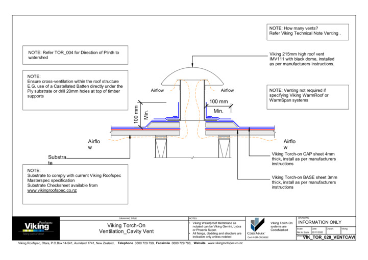 Ventilation Cavity Vent 020