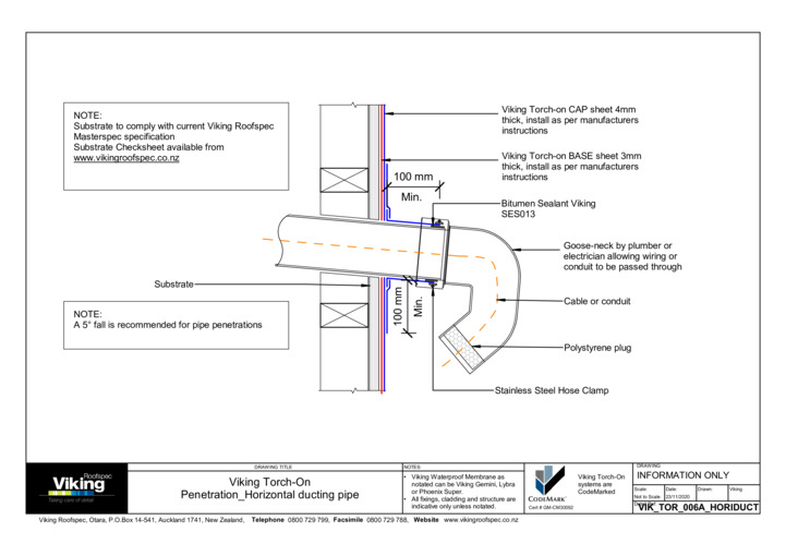 Horizontal Ducting Pipe 006a