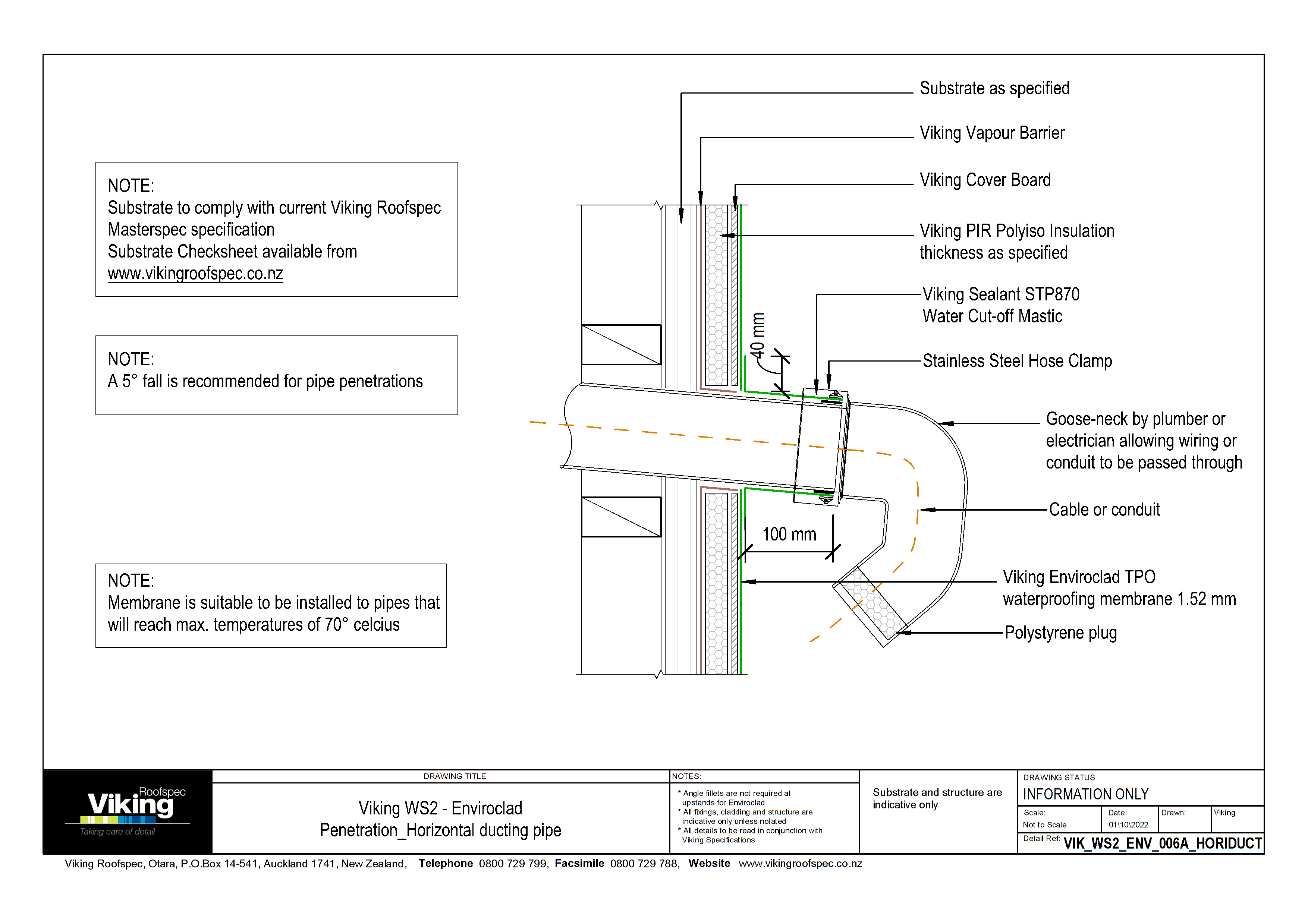 Horizontal Ducting Pipe 006a