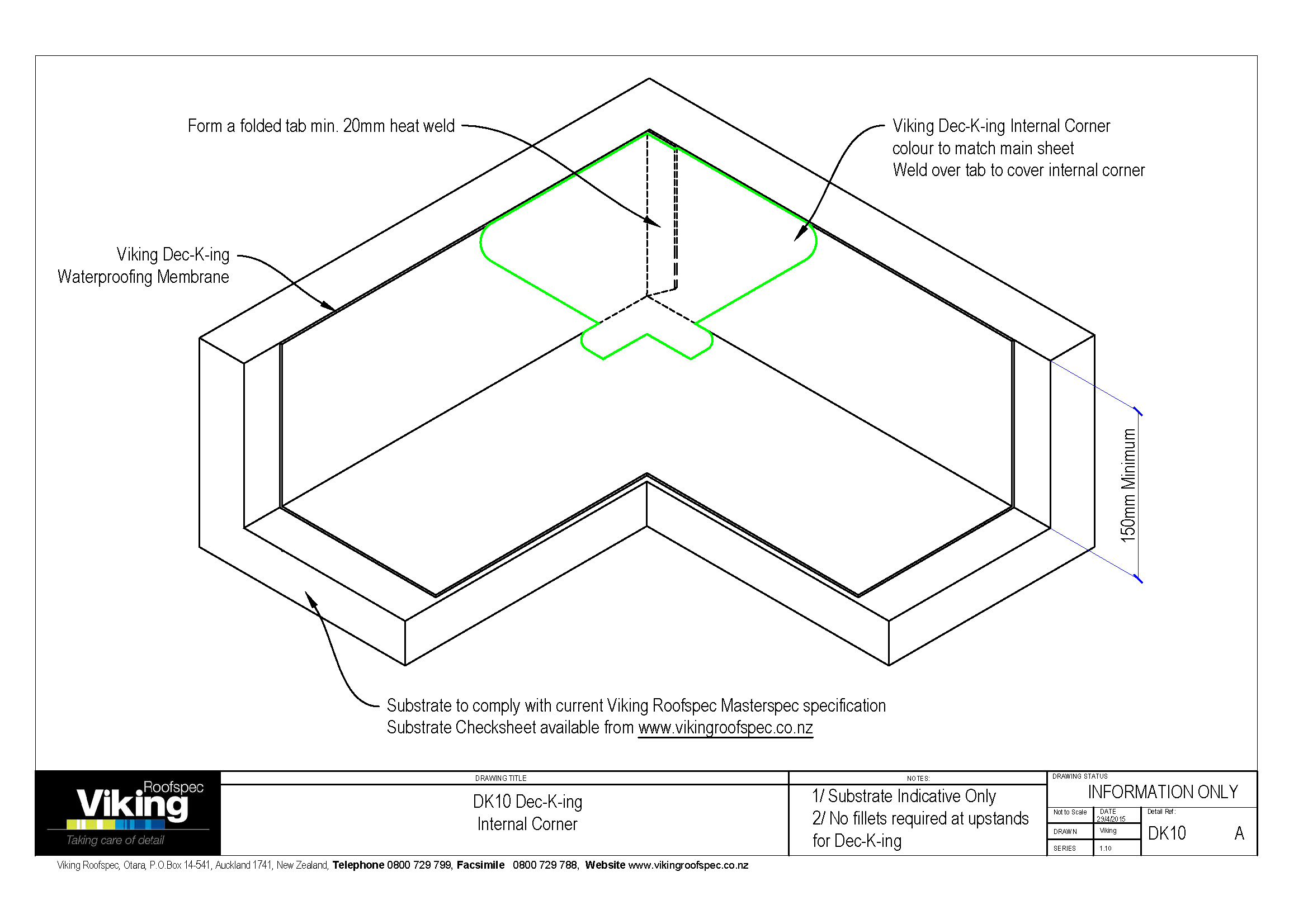 Internal Corner DK10