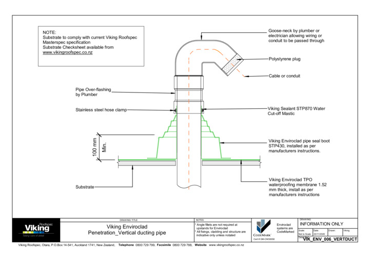 Vertical Ducting Pipe 006