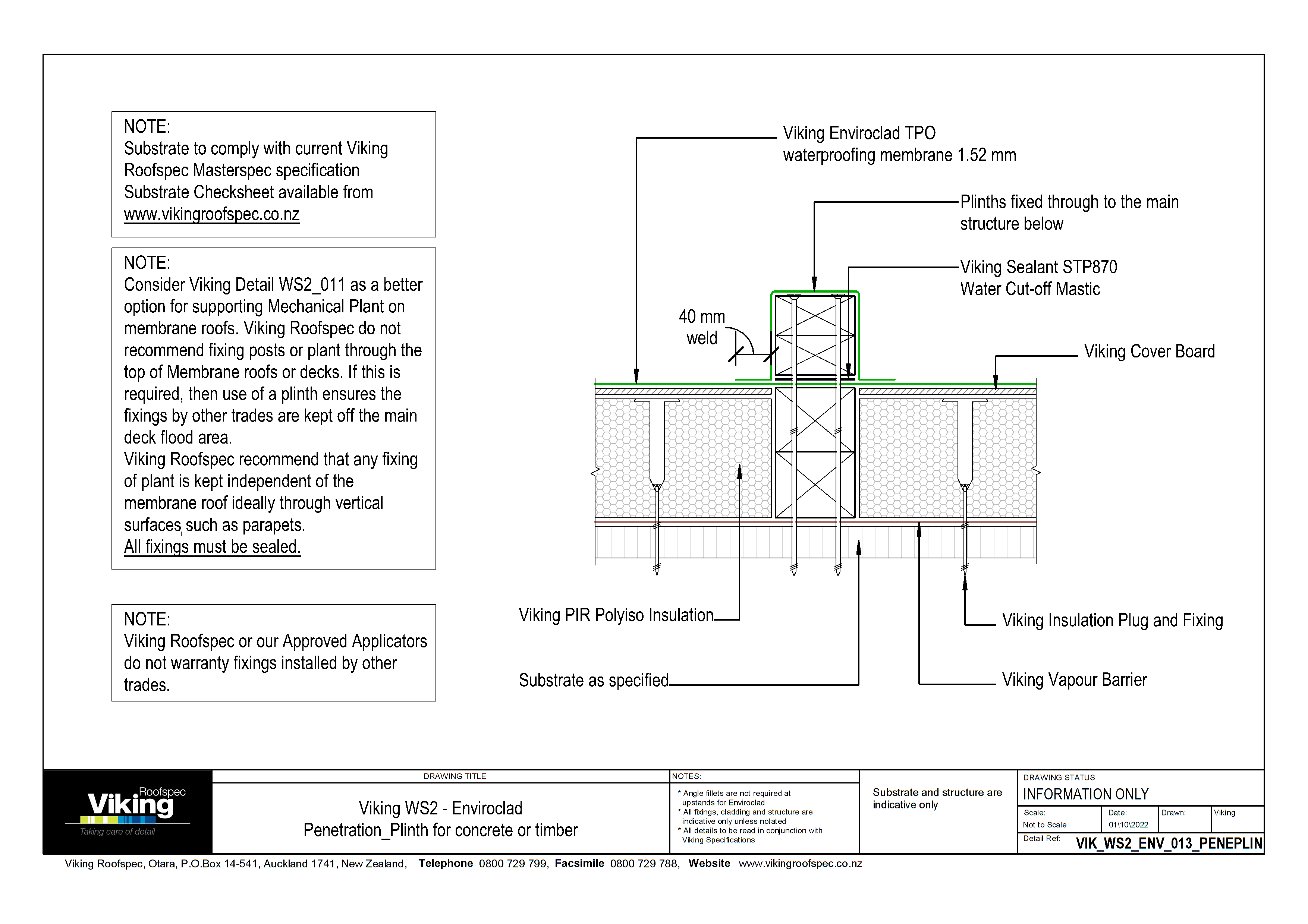Plinth for Concrete or Timber 013