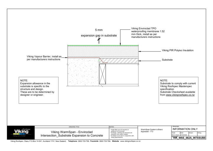 Intersection - Substrate Expansion to Concrete 062a
