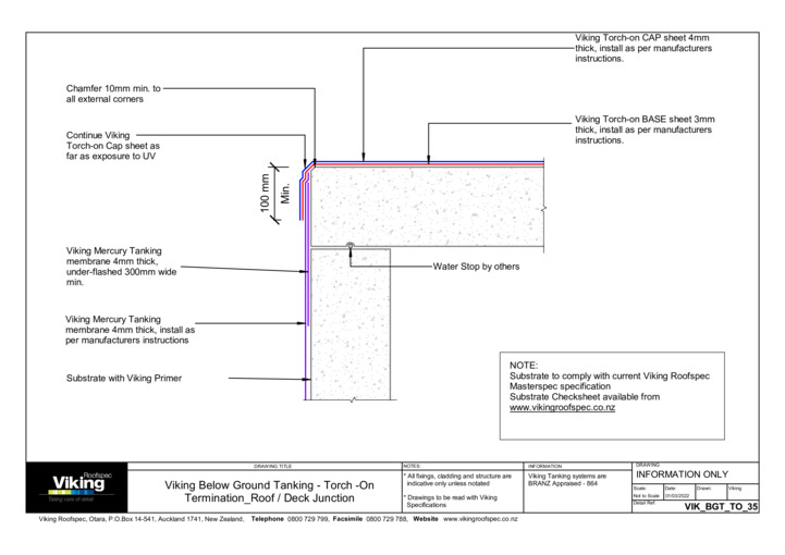 Roof / Deck Junction 35
