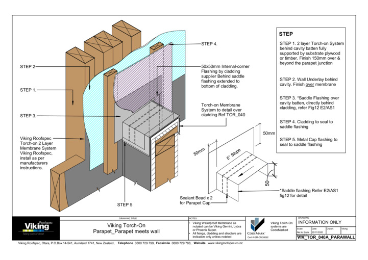 Parapet meets Wall 040a