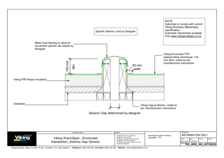 Intersection - Seismic Gap Generic 063
