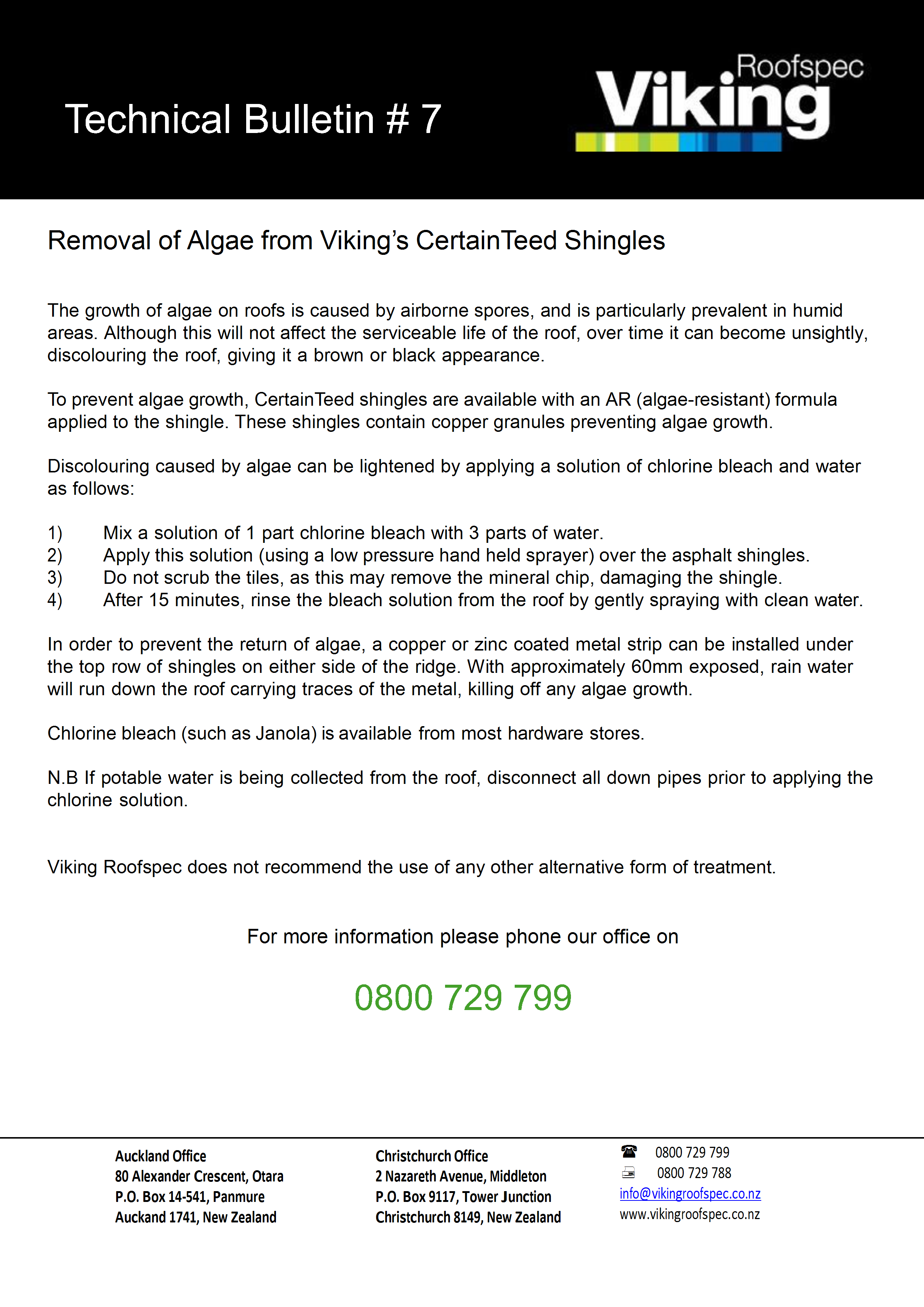 CertainTeed Cleaning Guidelines