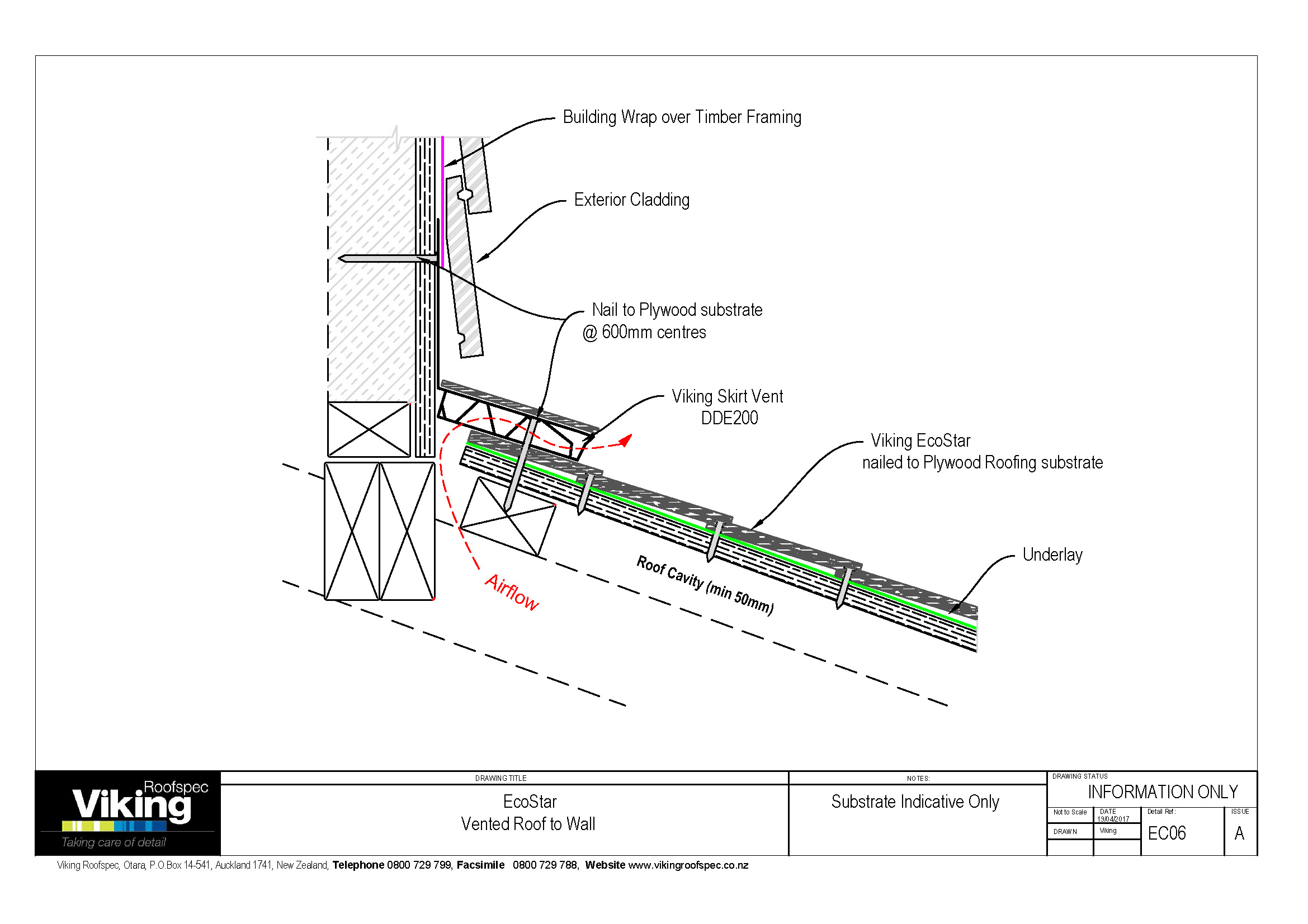 Vented Roof to Wall EC06