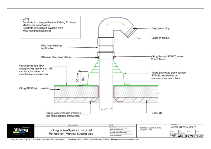 Vertical Ducting Pipe 006