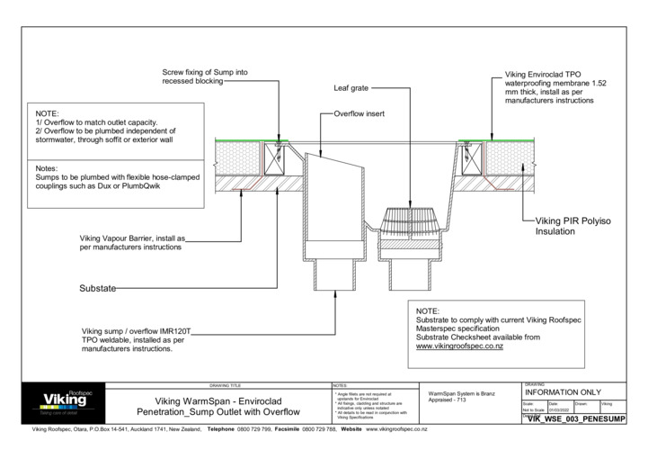 Sump Outlet with Overflow 003