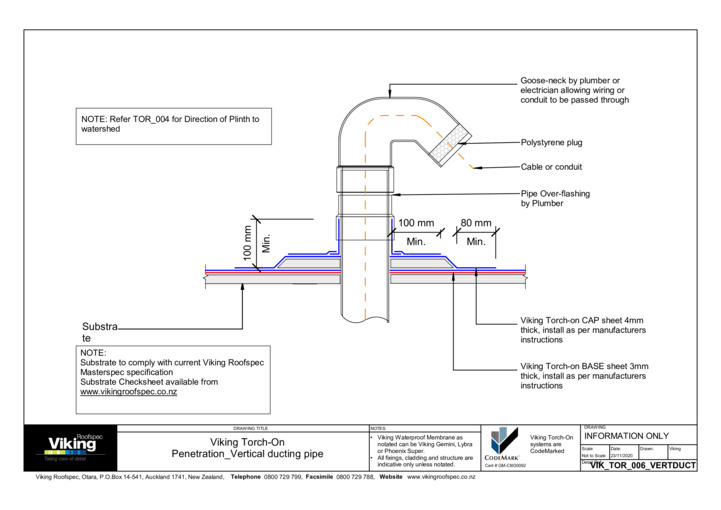Vertical Ducting Pipe 006