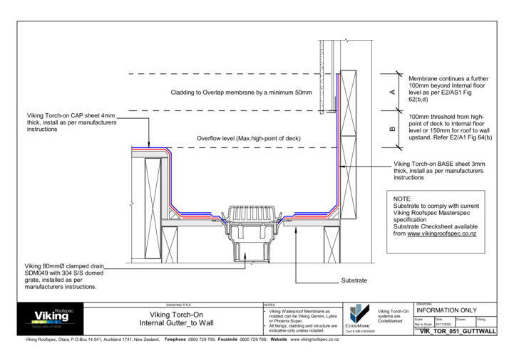 Internal Gutter to Wall 051