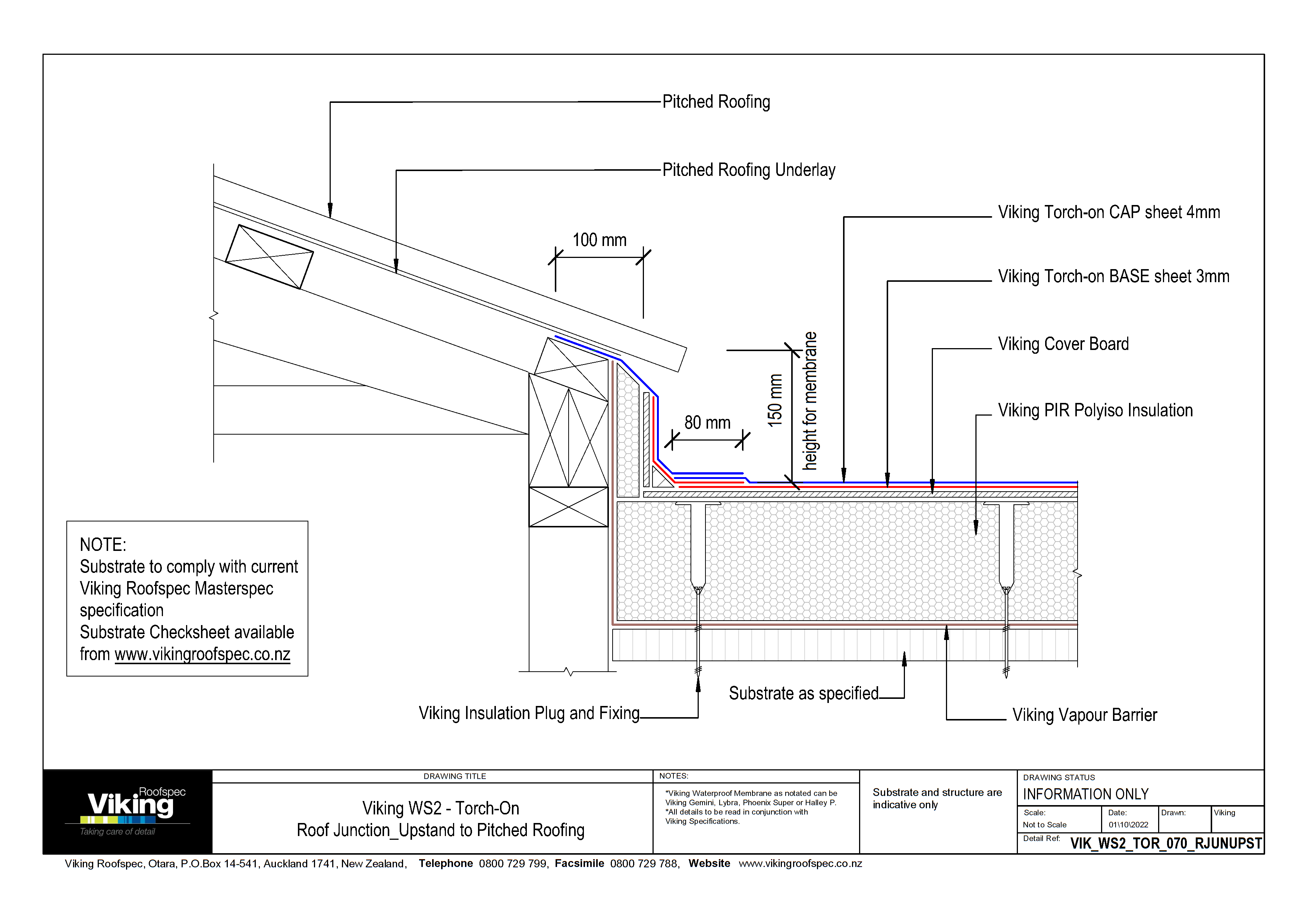 Junction - Upstand to Pitched Roofing 070