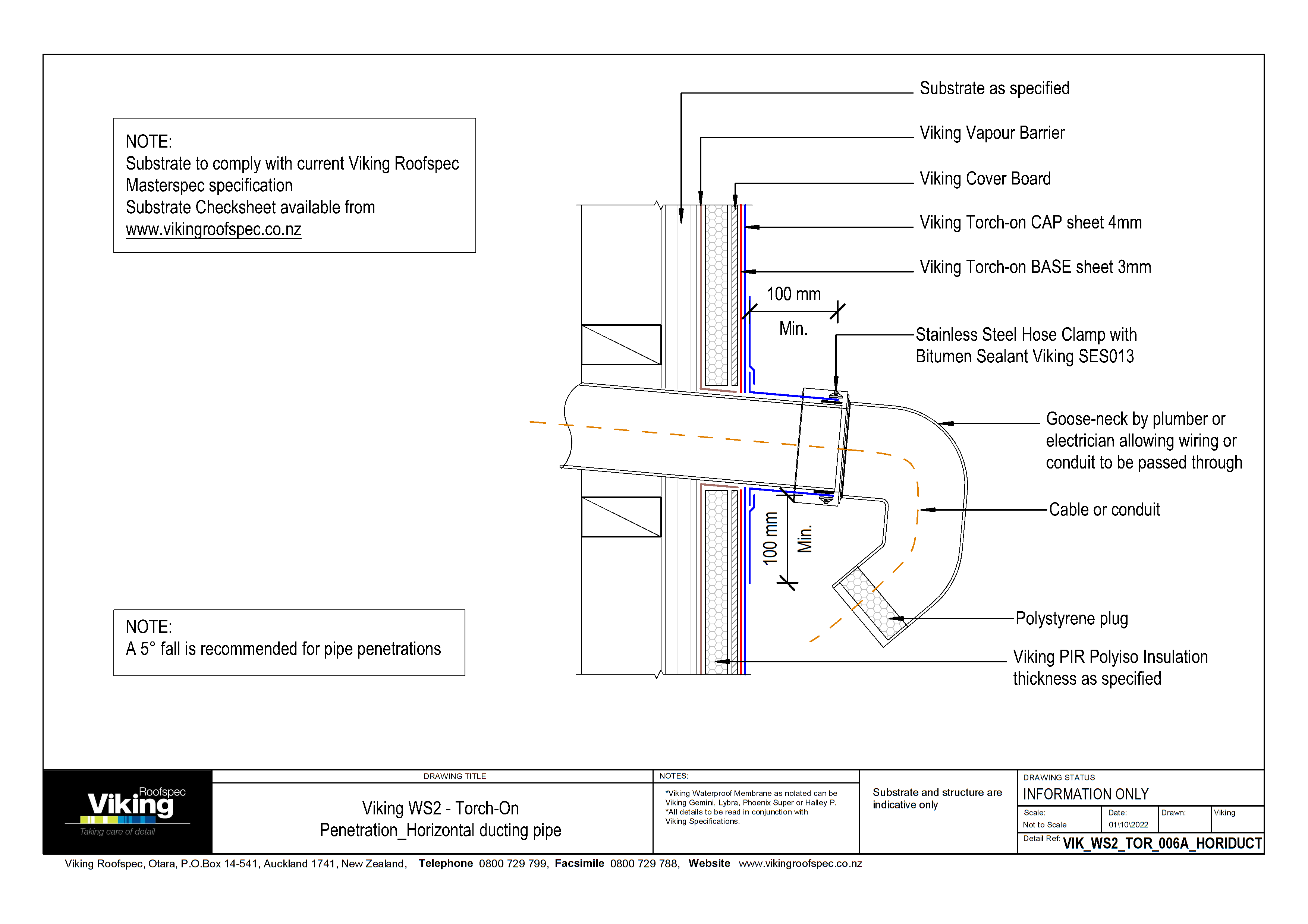 Horizontal Ducting Pipe 006a