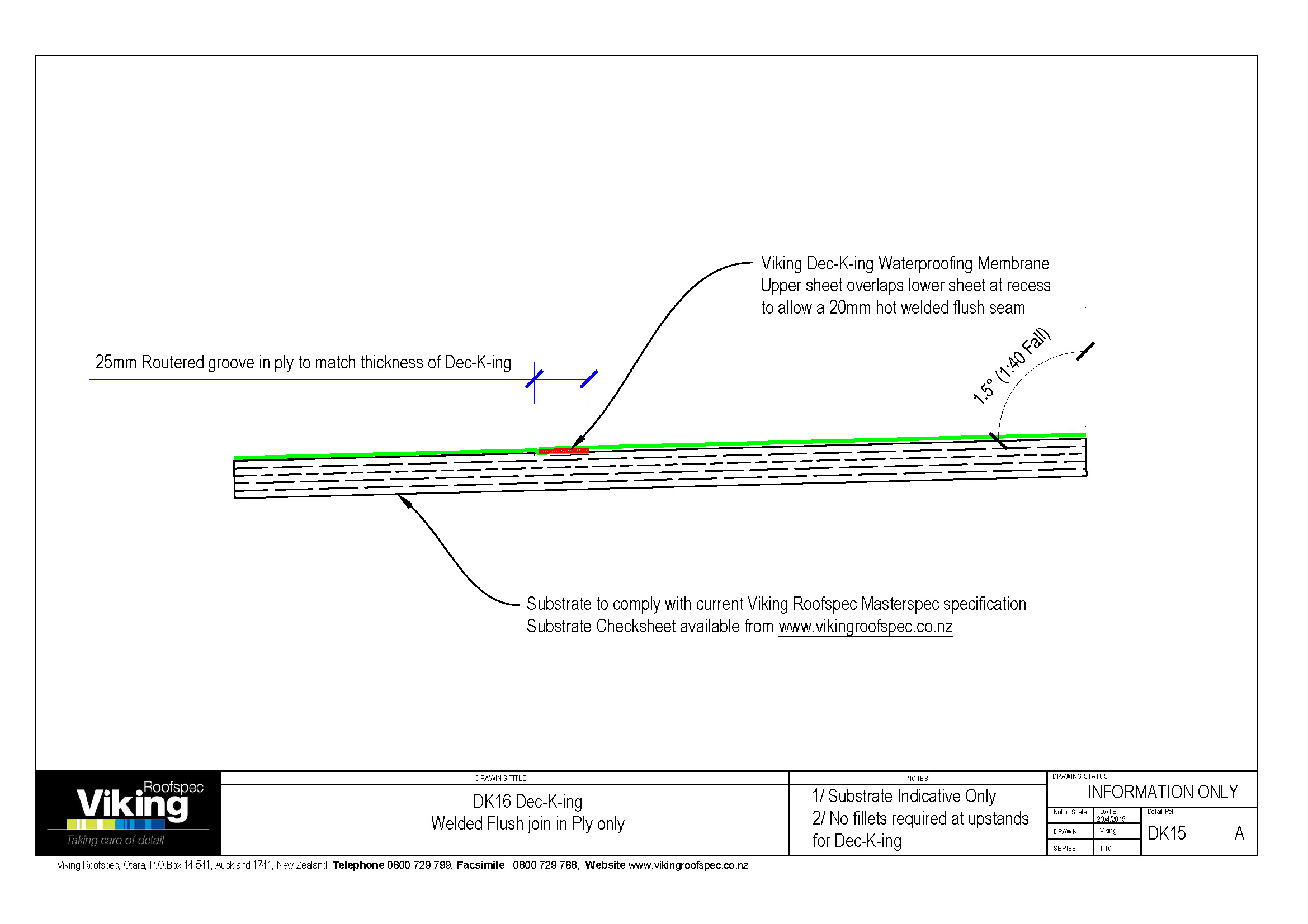 Welded Flush Join DK 16