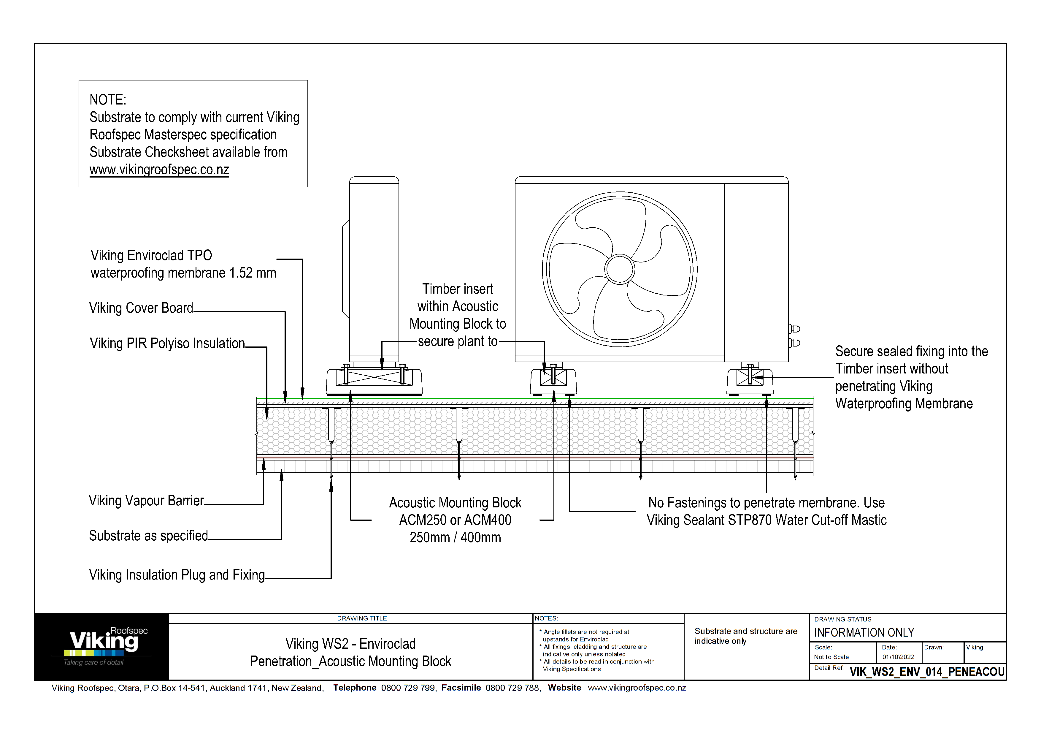 Acoustic Mounting Block 014