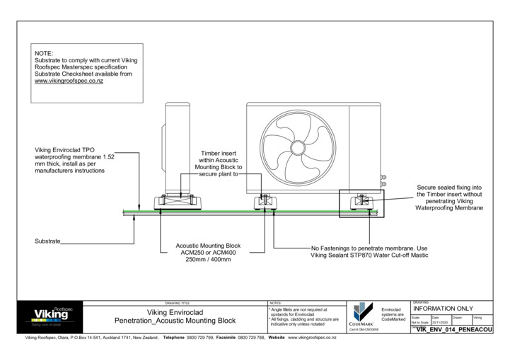Acoustic Mounting Block 014