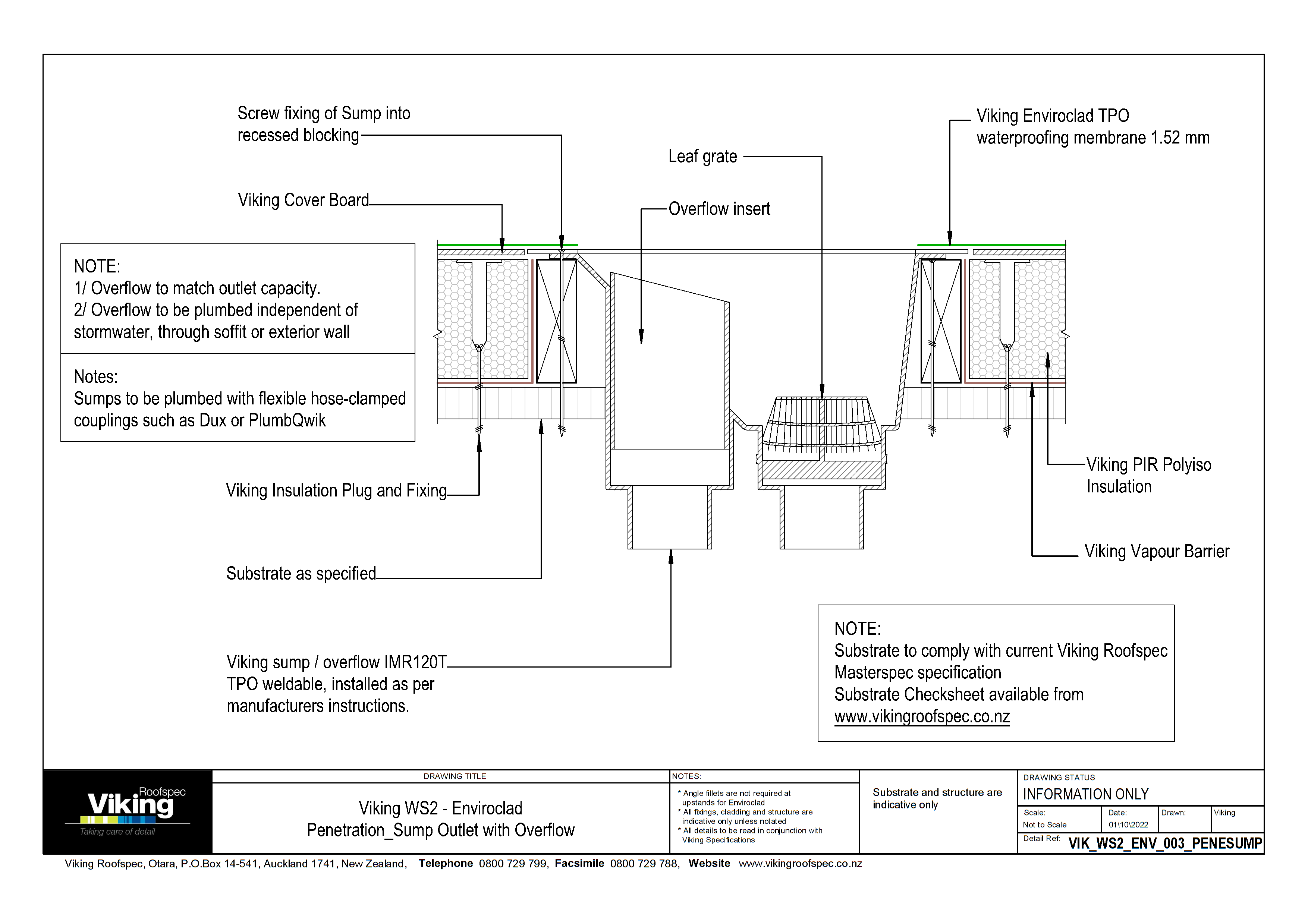 Sump Outlet with Overflow 003