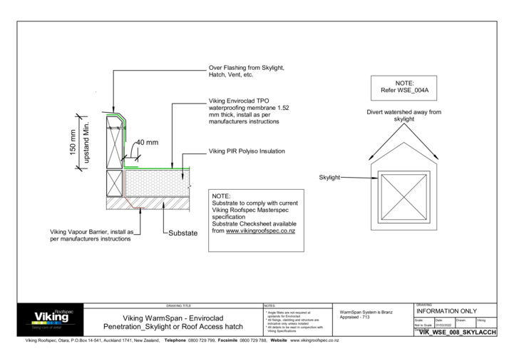 Skylight or Roof Access Hatch 008