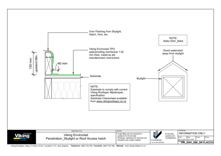 Skylight or Roof Access Hatch 008