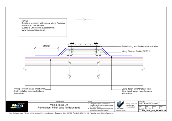 Plinth Base for Balustrade 012