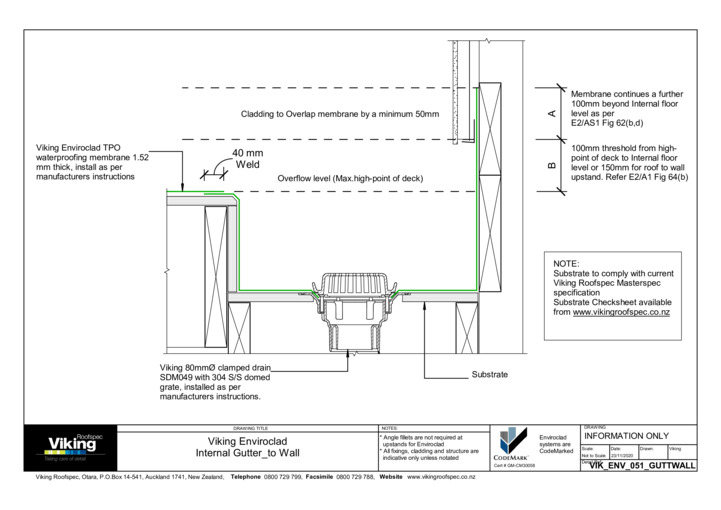 Internal Gutter to Wall 051