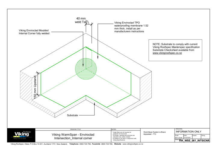 Intersection - Internal Corner 061